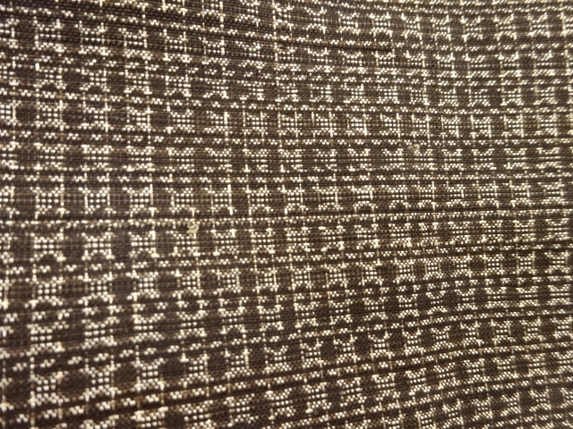 JAPANESE KIMONO / ANTIQUE MENS KIMONO / SILK / DORO OSHIMA TSUMUGI